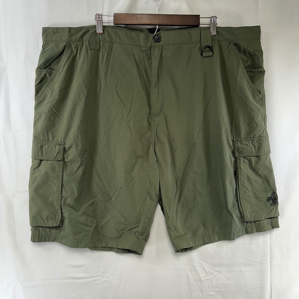 Boy Scouts of America Centennial Cargo Shorts Ladies 3XL Green Supplex Nylon